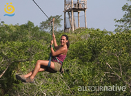 Mayan Zip Line, Mexican Caribbean